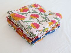 100 Mix Vintage Florals pre cut charm pack 5″ squares fabric quilt scrap cotton