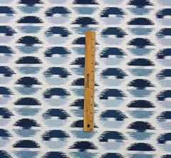 SUNBRELLA 146207 ESCAPE DENIM BLUE GEO OUTDOOR INDOOR FABRIC BY YARD 54″W