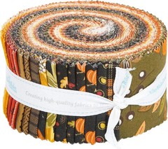 Awe of Autumn Rolie Polie 40 piece 2.5-inch Strips Jelly Roll Riley Blake Design