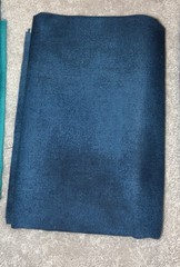 Fabric Remnant Lot Of 7 Pieces Assorted Solid Colors Sizes & Materials 1.10 Lbs
