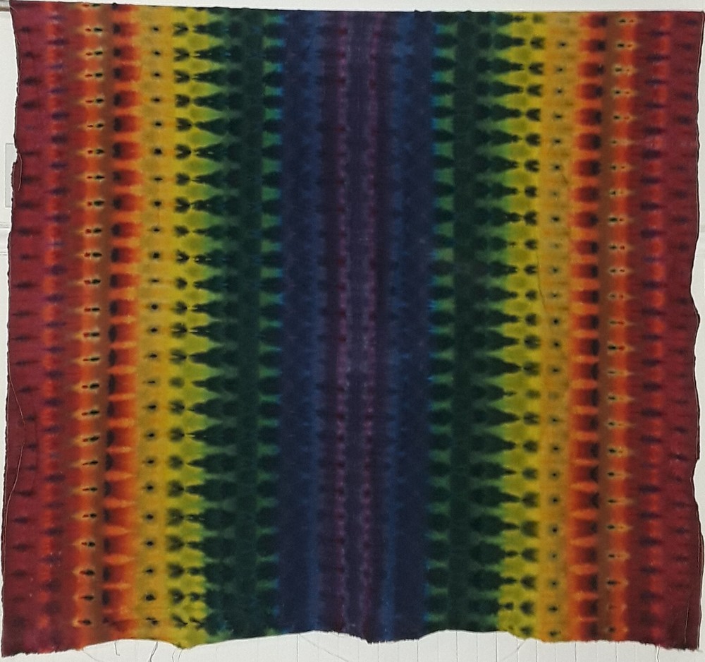 Tie Dye Fabric 100% Hemp Summercloth by the yard, different patterns and colors