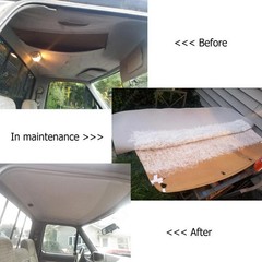 3MM Brown Automotive Universal Flat Knit Headliner Fabric With Foam Backing