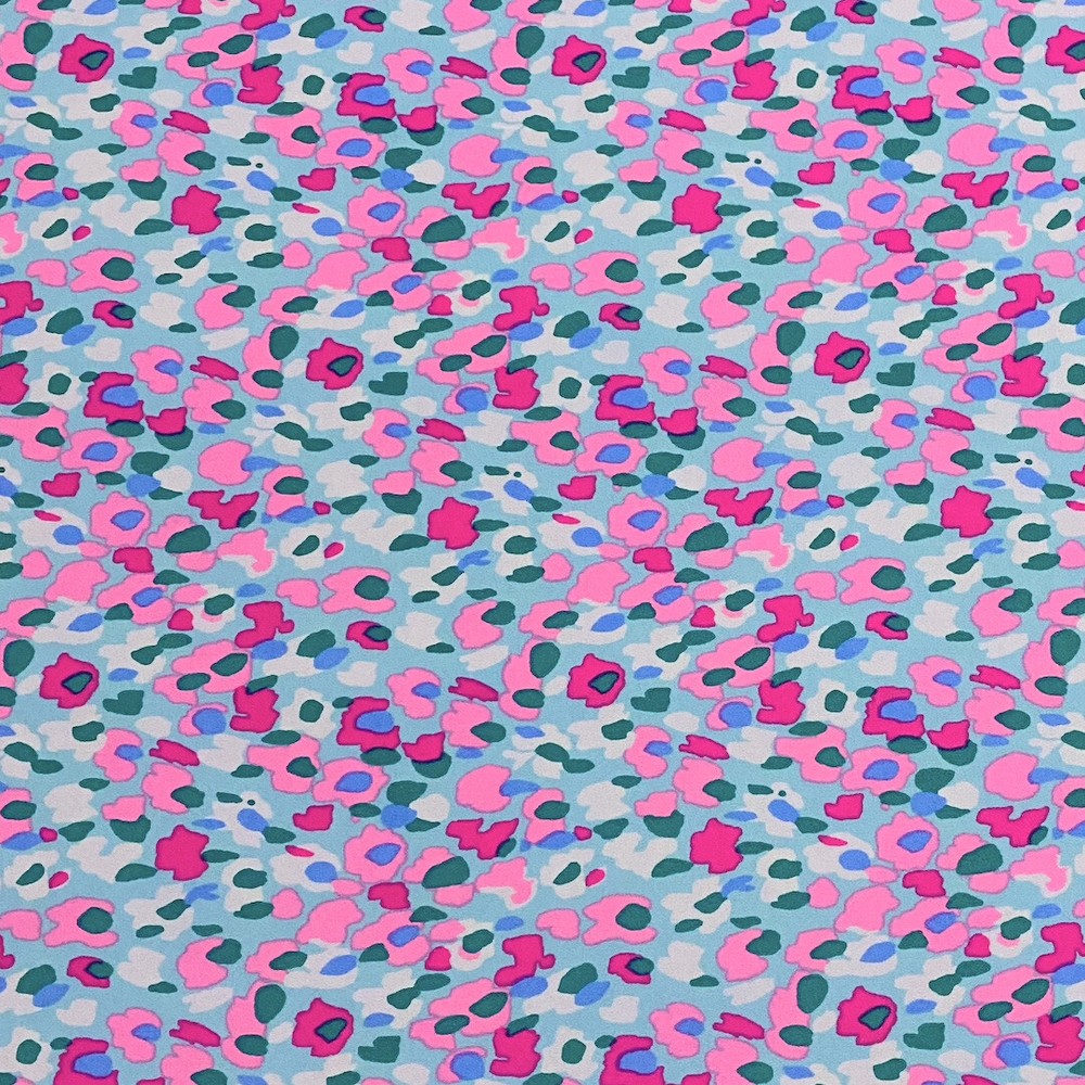 Lilly Pulitzer Polyester Stretch Lileeze Fabric Multi Hottie Dottie 36″ X 56″