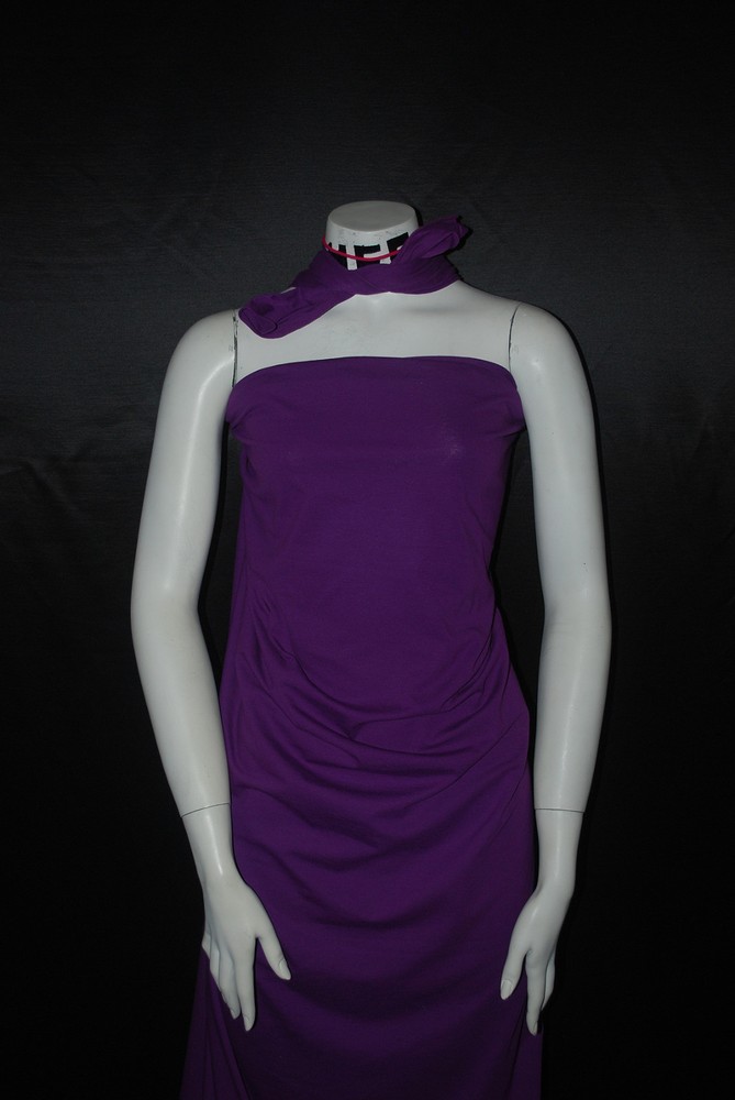 Cotton Jersey Lycra Knit Fabric Very soft light weight Purple 7 oz by the yard