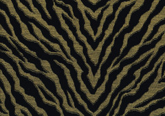 Designer Fabric Black Gold Animal Print Woven Drapery Upholstery