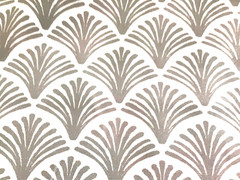 Richloom Outdoor Fabric Taupe Tropical Fan 54” W 5.25 Yard Lot