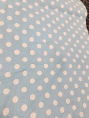 Baby Blue Polka Dot 100% Cotton Waverly 1 Yard quilting sewing