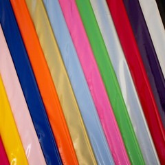 PVC Shiny Stretch Fabric – 1 Way Natural stretch – PU Coated – width 140 cm
