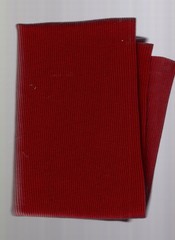 1 yard fabric ribbing red #23 100% polyester 40″ wide