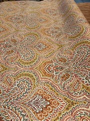 Lightly Quilted Paisley Fabric $8/yard 8 Yards Available, 3 Yd Minimum Purchase