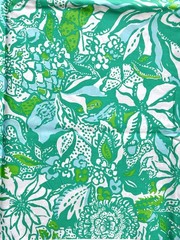 ~Lilly Pulitzer fabric Cotton poplin- Green world 18”x 28” # 180