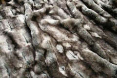 Super Luxury Faux Fur Fabric Material – GREY DEER