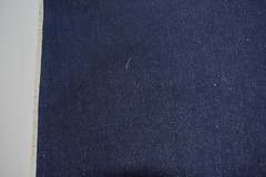SOLID BLUE DENIM COTTON BLEND FABRIC 36X54 INCHES 1 YARD