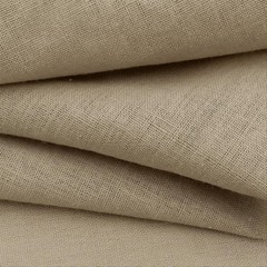 Linen Fabric by the Yard, 61 Inch Wide Natural Blend Cloth, 60% Linen 40% Cotton