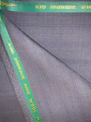 Aston Martin Lagonda Gray Striped 40% Mohair 60% S100s English Suiting 3m 220g/m