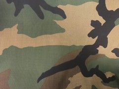 MILITARY CLOTH CAMO FABRIC WOODLAND CAMOUFLAGE CORDURA NYLON 1000 DENIER