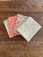 4 Fat Quarters Bundle Liberty Fabrics “Flower Shop” Floral Quilt Cotton