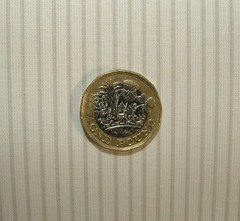 Cotton Curtain Lining Fabric FRENCH PINSTRIPE TAUPE Sold By The Metre