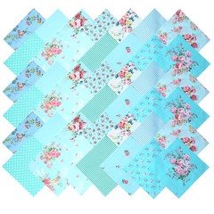 42 PCS Layer Cake Fabric for Quilting 10×10 inch Precut Floral Cotton Squares