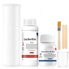 Carbon Fiber Repair Kit 8×23.6 Inch Cloth 100g Epoxy Resin Hardener Tools Set…