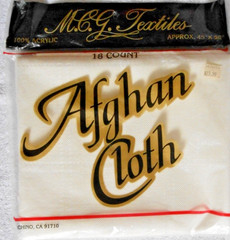 M.C.G. TEXTILES AFGHAN CLOTH – APPROX. 45″X58″ – 100% ACRYLIC – NIP!