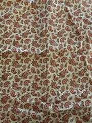 Paisley Print Fabric 3 1/2 Yards 42″ Wide Multicolor Sewing Quilting C