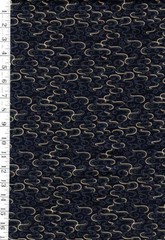 Asian – Year of the Dragon – Dragon Swirls – LEIA-864-3 – BLACK – By Half Yard