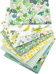Fat Quarters Fabric Bundles, 8 Pcs 100% Cotton 19.69” x 19.69” (50 x 50cm)