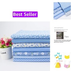 Cotton Fabric DIY Making Supplies Quilting Patchwork Fabric Fat Quarter Bundl…