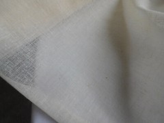 5 yards cotton ivory off white natural soft flowing GAUZE 47″ wide sheer fabric