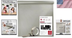 Faraday Fabric 44″x20 ft + Tape – Military Grade Shielding