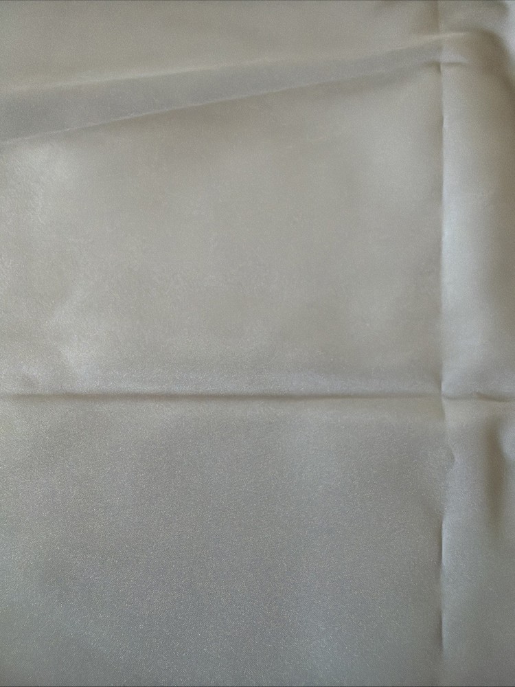 6.3 Yards Of Grey Silk de Chine Fabric Sold By The Yard