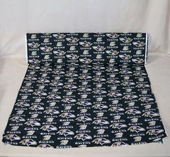 Baltimore Ravens ~ Large Logo Pattern NFL Cotton Fabric 1/4 Yard 9” X 58” New