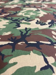 64″ Wide Woodland Camo 10oz Cotton Canvas Duck Fabric – Heavy Duty – By The Yard