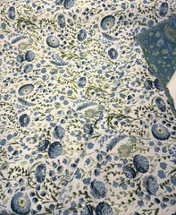 Sunbrella Arboretum Bluebell 146758-0002 Outdoor Upholstery Fabric By the yard