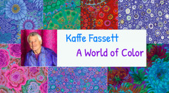 KAFFE FASSETT Free Spirit BEADED CURTAIN PWGP191 Dark Quilt Fabric
