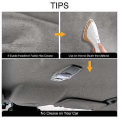 Automotive Suede Headliner Fabric with Foam Backing Car DIY Replacement 60″ (W)