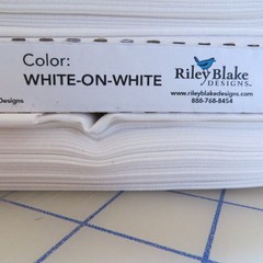 YARD, White On White Flamingoes by Riley Blake $3.99 Ships ANY Amount Of Fabric