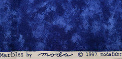 MODA FABRICS MARBLES #6699 ” ROYAL BLUE” two yards by 44 inches wide