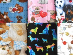 30 I SPY Cats Dogs PETS Fat/ Long Quarter Quilt Cotton Fabric Bundle