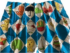 Sears Vtg 60’s PERMA-PREST Kids Bedding 2 Twin Coverlets 90” 2 Drapes 2 Valances