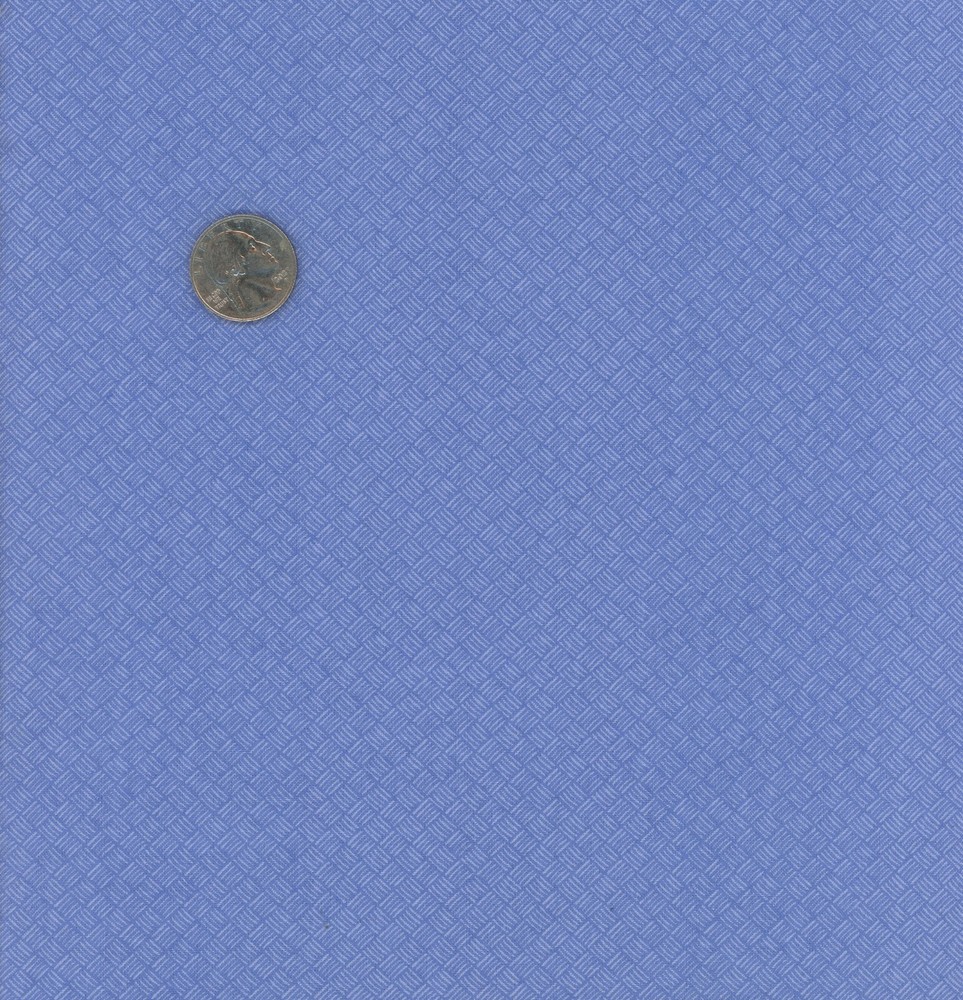Spiegel Fabrics Blue Tone on Tone Antique Small Basketweave Cotton Fabric BTY