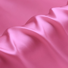 Pink 100% Pure Mulberry Silk Fabric by the Yard