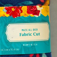 Pioneer Woman “Mazie All Over” Navy Fabric Precut 1 Yard (44/45 in W x 36 in L)