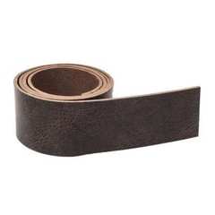 Brown Buffalo 8/10oz Belt Blanks Made by SLC 48″ to 55″ Long Strips