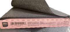 1/2 yard Pellon 911FF Charcoal Fusible Featherweight Interfacing Gray Off Black
