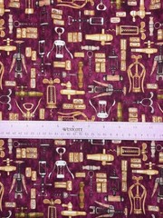 Through The Grapevine Fabric Dan Morris RJR Cotton 44″ BTY