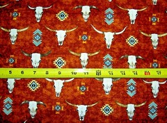 Southwest Soul by Dan Morris Quilting Treasures 26638-T Skull Head Cotton fabric