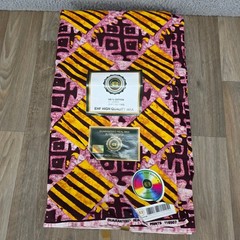 EHF High Quality Wax Block Prints 12 Yards African Fabric Ankara Material Multi