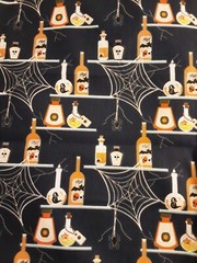 Fabric Poison Bottles Materisl 36 L X 44 W Multicolor